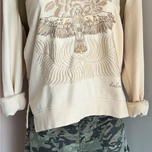 Johnny Was Pajaro Bird Sweatshirt - Picture 2 of 7